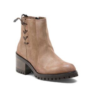 MIZ MOOZ Taupe Suede Maiden Booties